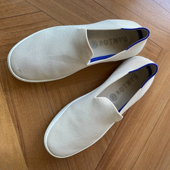 ROTHY’S The Original Slip On Sneaker Sz.8 in Sand - Picture 2 of 8